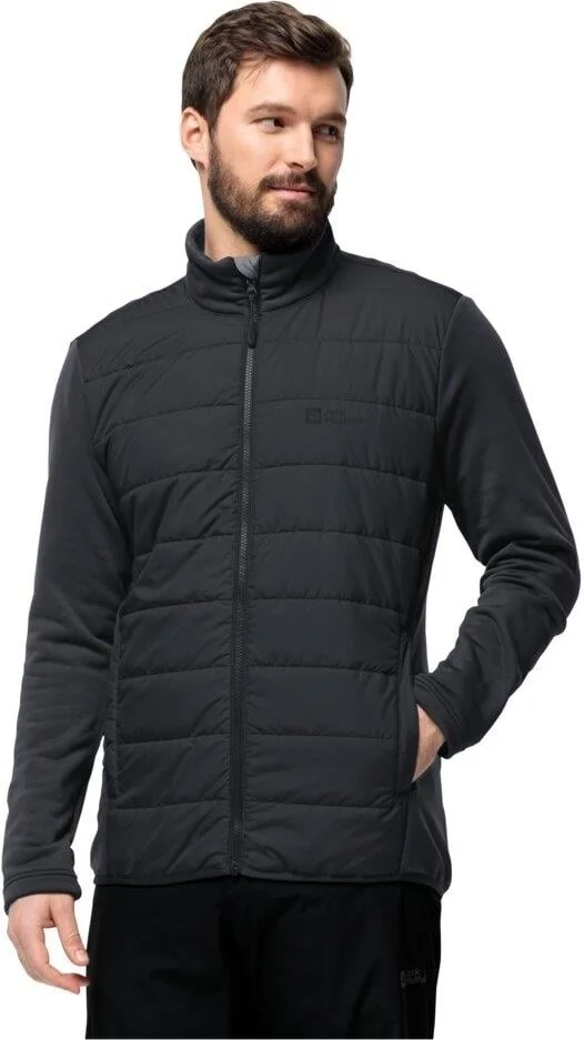 جاك ولفسكن Glaabach 3IN1 JKT M Men's Outdoor Jacket 1115291-6001 Black