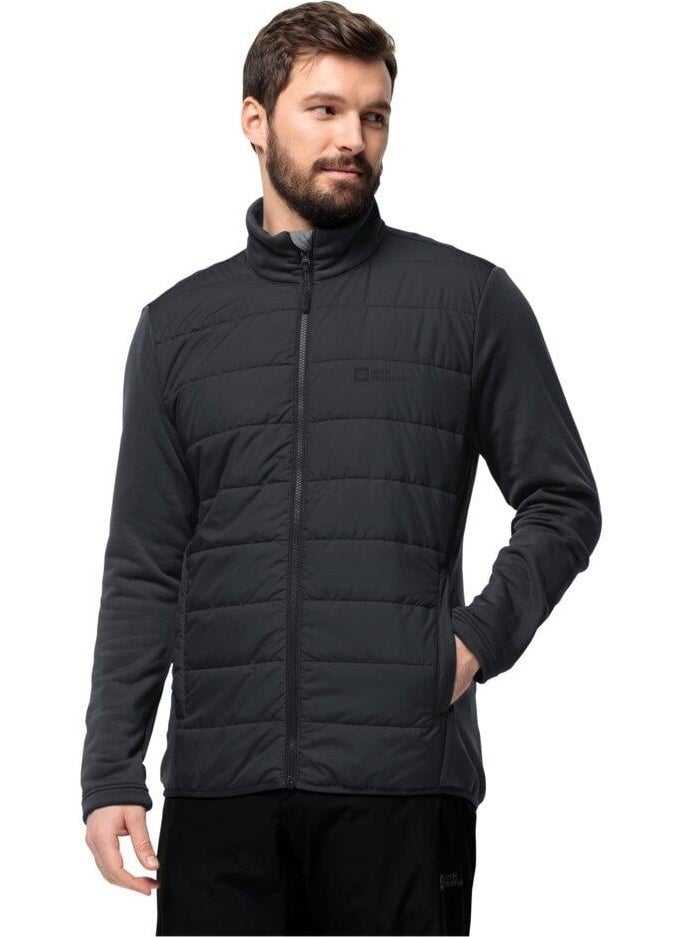 Jack Wolfskin Glaabach 3IN1 JKT M Men's Outdoor Jacket 1115291-6001 Black  - Image 4