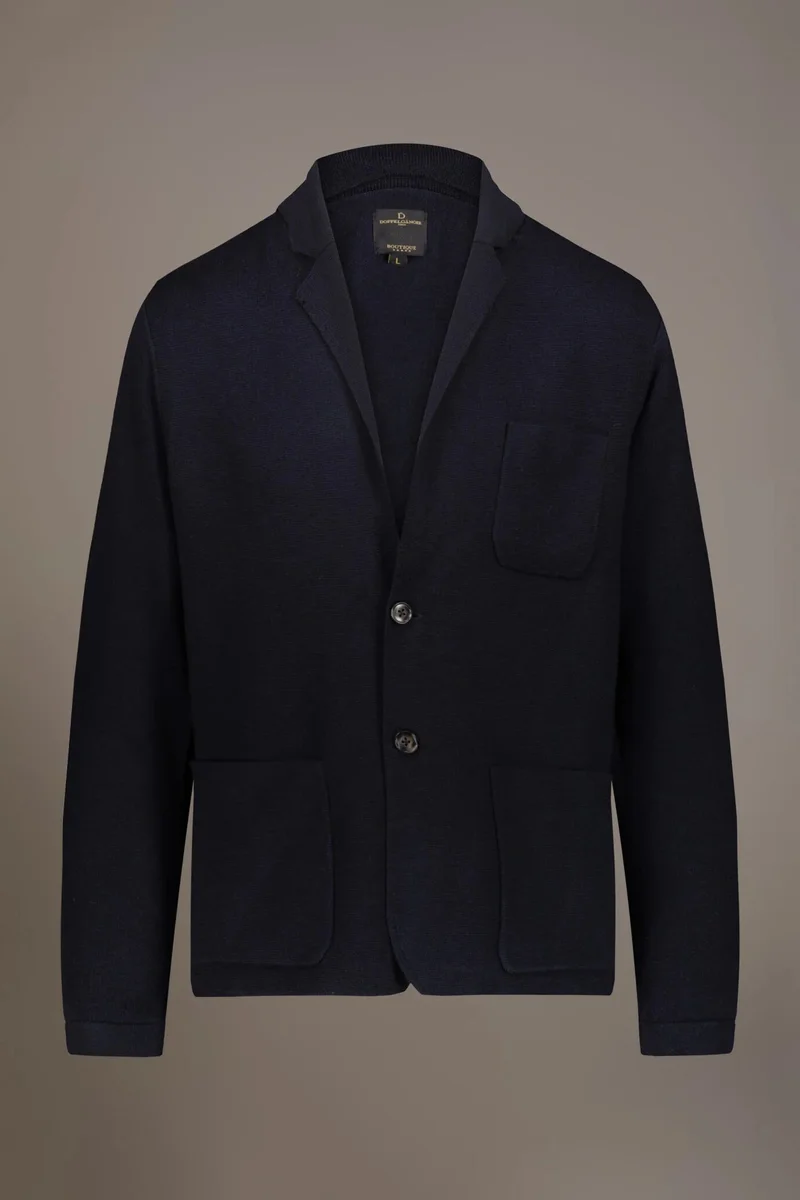 Doppelganger Cotton blend cardigan - DK Blue