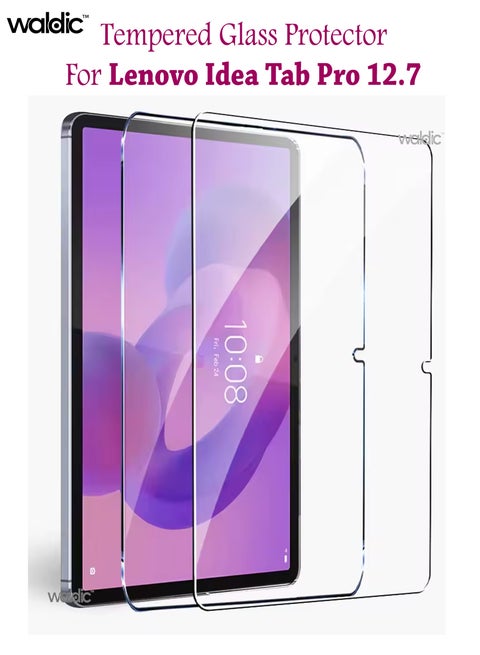 2 Pack Lenovo Idea Tab Pro 12.7 Tempered Glass Screen Protector HD Scratch Resistant Bubble-Free Easy Installation for Lenovo Idea Tab Pro 12.7