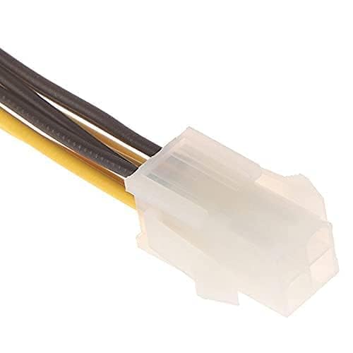 Paruht ATX 4 Pin Male to 8 Pin Female EPS Power Cable Adapter CPU Power Connector, CPU Power Extension Cable 4-Pin to 8-Pin ATX Motherboard, 18CM - Image 3