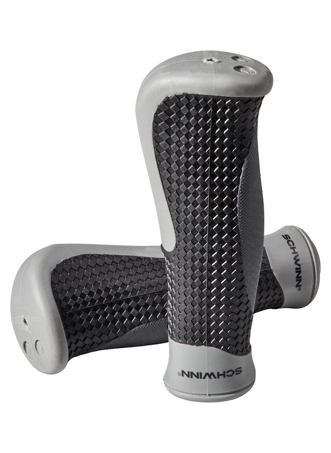 SCHWINN - Ergonomic Tri Layer Gel Comfort Bicycle Grip Black Small - Image 1