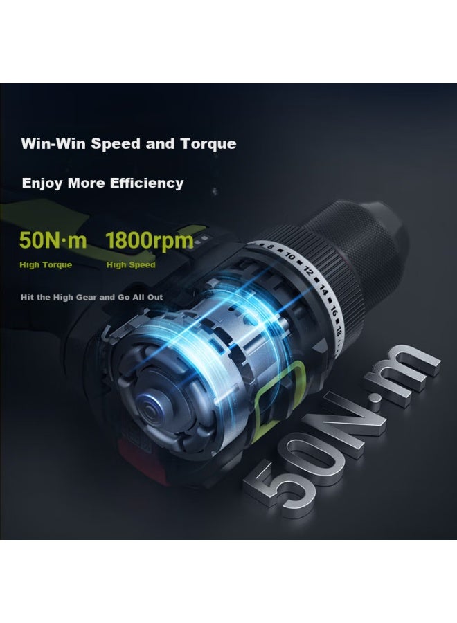 WORX وركس 12 فولت 50 نيوتن مثقاب كهربائي صغير وو135.2 مثقاب مسدس، مفك كهربائي لثقب الثقوب - Image 3