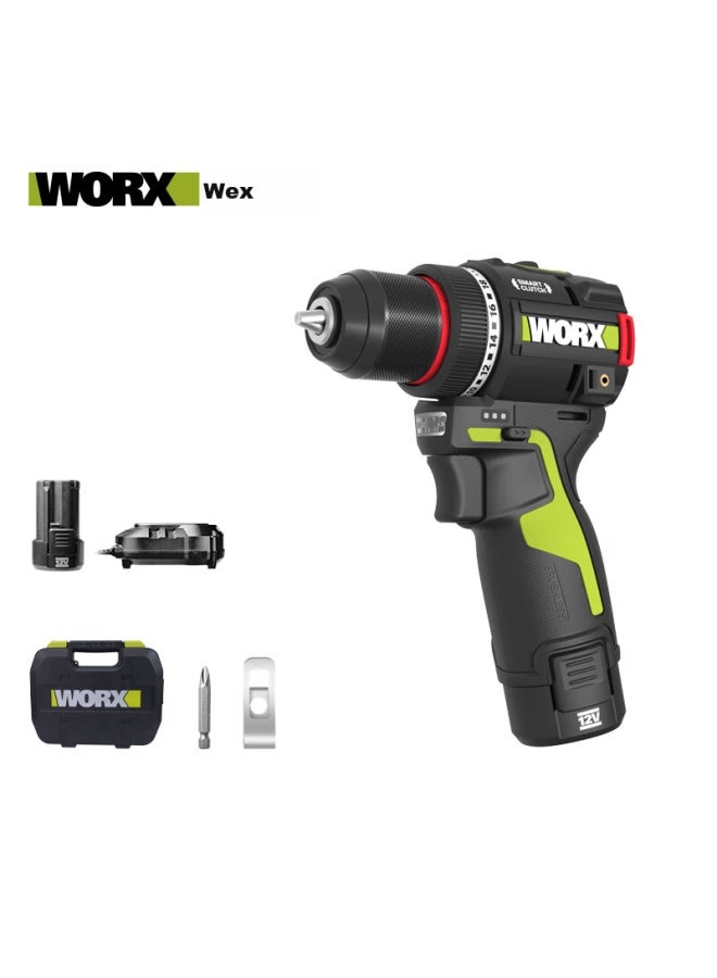 WORX وركس 12 فولت 50 نيوتن مثقاب كهربائي صغير وو135.2 مثقاب مسدس، مفك كهربائي لثقب الثقوب - Image 5