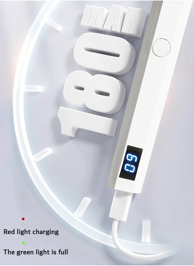 Urit Handheld UV Nail Lamp, Mini Nail Cure Light, Fast Curing with LED Display (White)  - Image 5