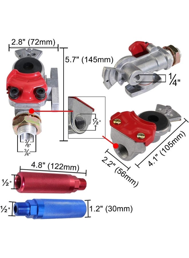 KOOTANS Emergency Glad Hands with Valve Set - Image 2