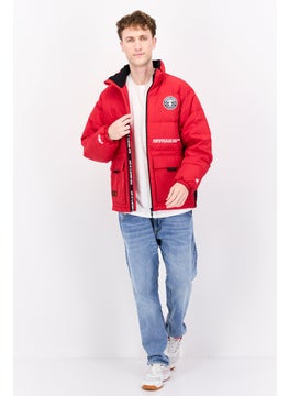 Men Brand Logo Bomber Jacket, Red - pzsku/ZE8E318DF0DF397B5D7D1Z/45/_/1737642093/6471513e-80c4-45e1-a36f-8964edf68a0e