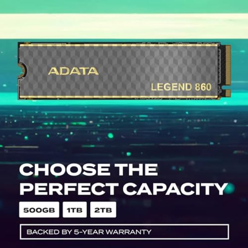 PS5 gaming SSD, PCIe Gen4 x4 M.2 2280, black aluminum heatsink, up to 6000/5000 MB/s read/write speed with SLC caching and HMB support - Image 3