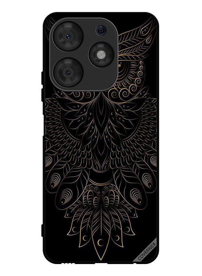 Covernex Protective Case Cover For Tecno Spark 10 Pro Modern Floral Owl Art - Image 1