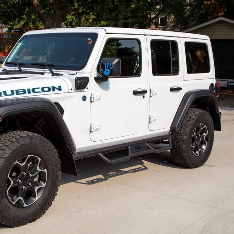 SUNPIE Universal Fit Black Car Mud Flaps with Fastener Clips (4 Pack) - Image 5