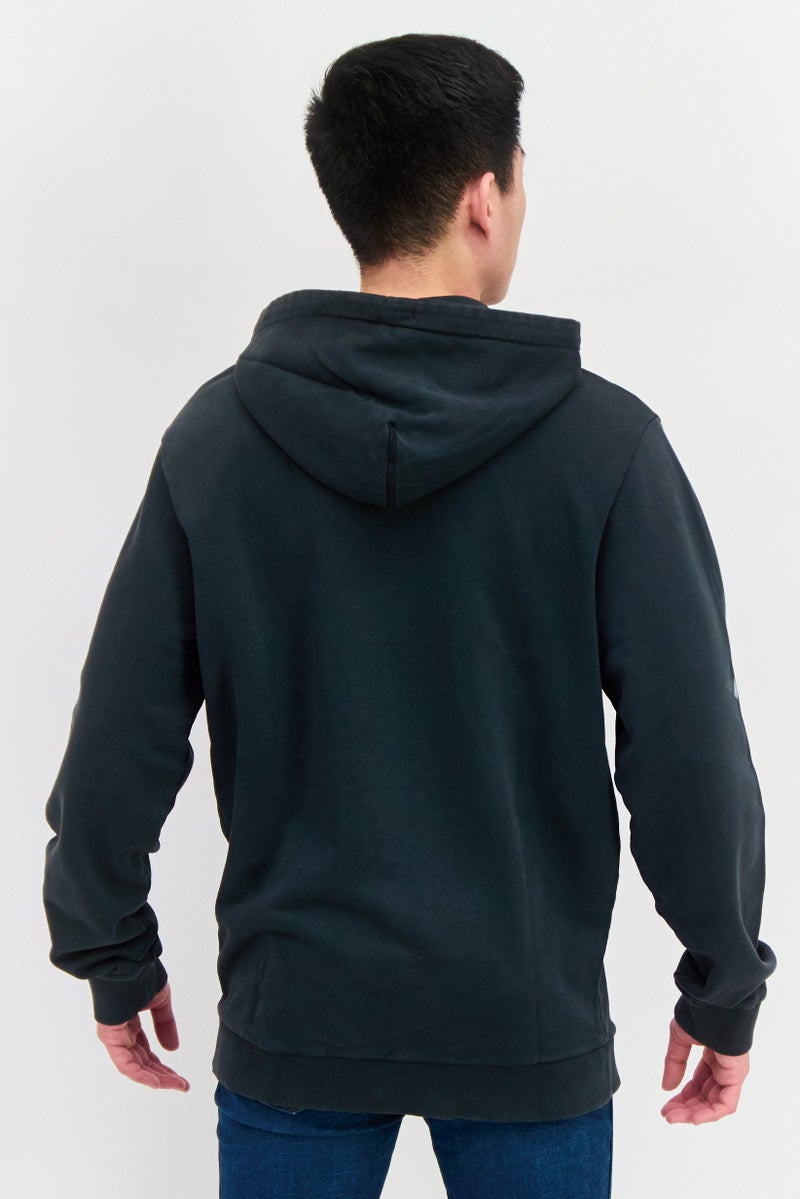 Lyle & Scott Men Hoodie Long Sleeve Brand Logo Sweatshirt, Black  - Image 3