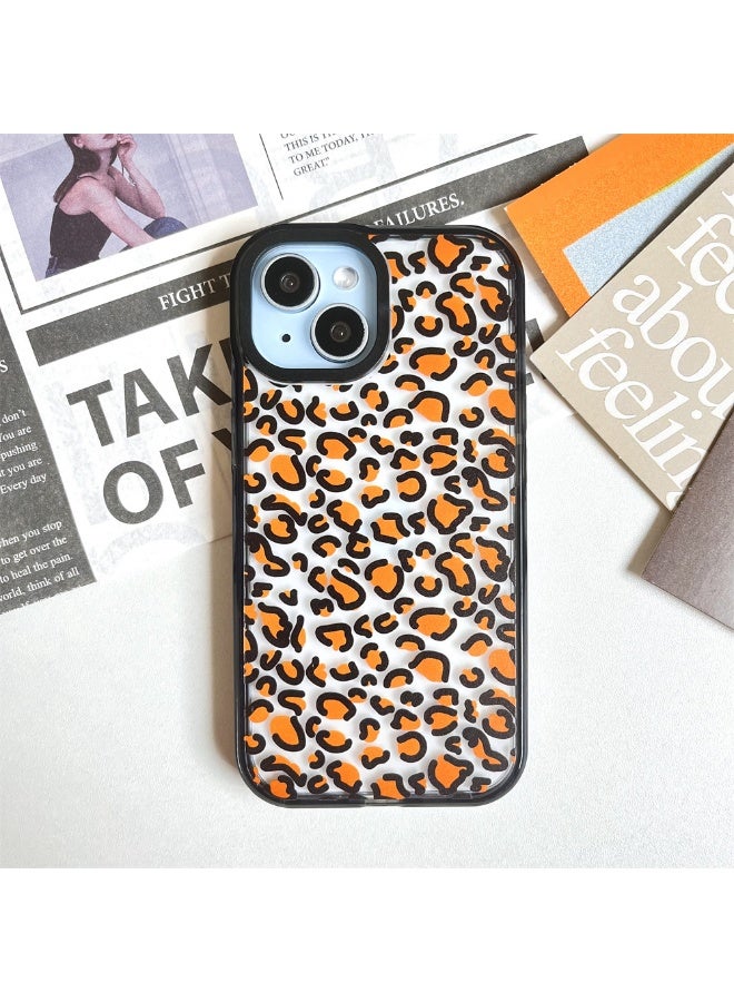 NIBEMINENT American Hot Girl Leopard Pattern Protective TPU Case Cover For iPhone 15 Plus Clear - Image 1