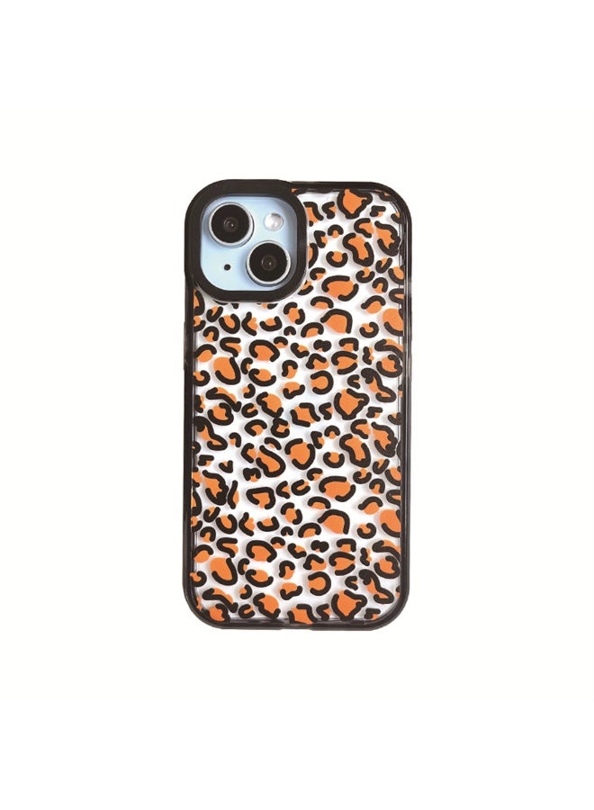 NIBEMINENT American Hot Girl Leopard Pattern Protective TPU Case Cover For iPhone 15 Plus Clear - Image 2