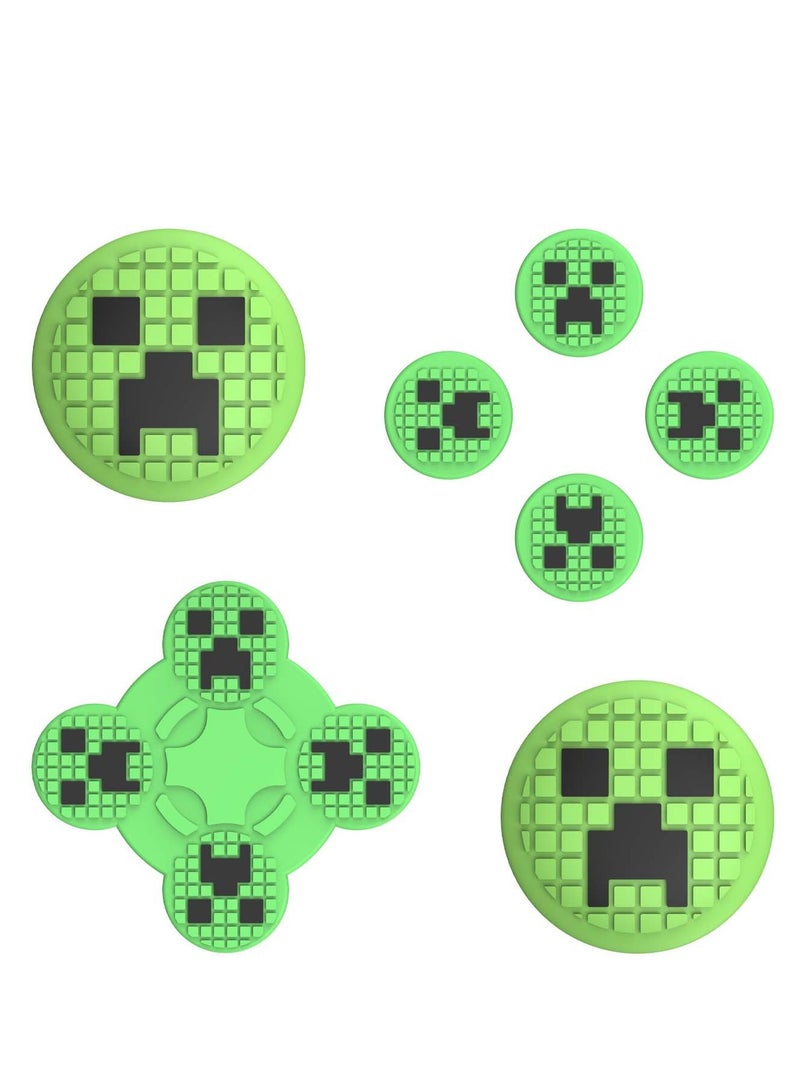 Minecraft Themed Silicone on Protector Stickers for Switch Lite / Joy / NS / OLED Controllers