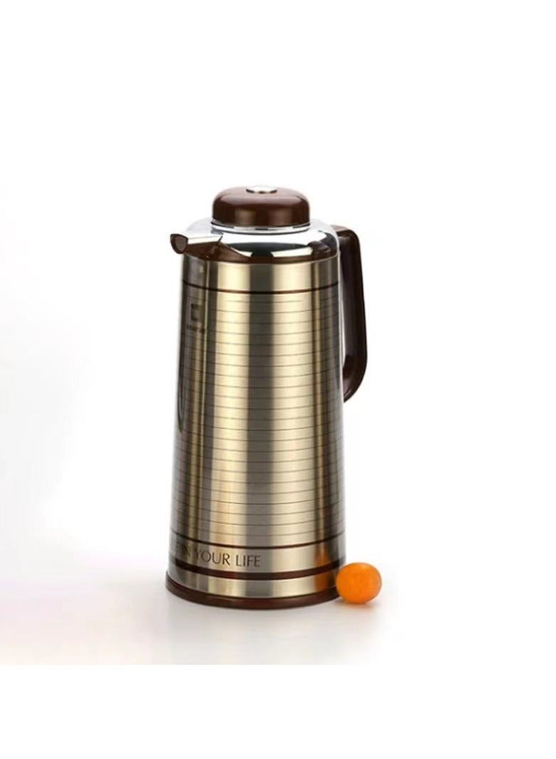 1L 1.3L 1.6L 1.9L الأعلى مبيعًا إبريق زجاجي عربي من الفولاذ المقاوم للصدأ إبريق قهوة حراري  - Image 5