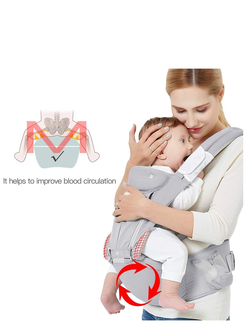 Arabest حمالة أطفال مع مقعد ورك - أزرق - Image 5