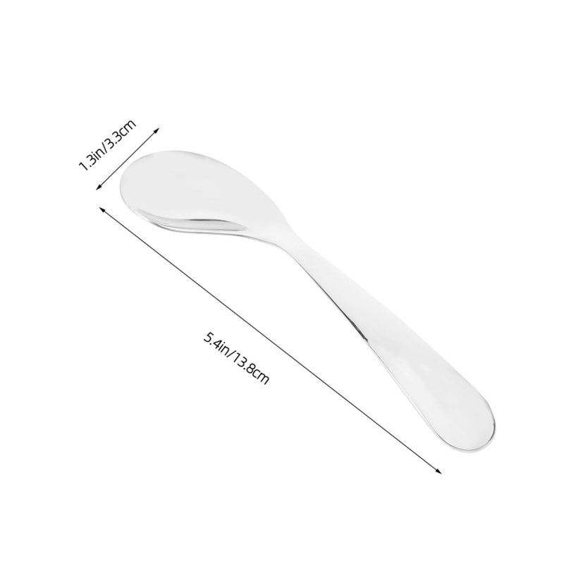 Stainless Steel Tilted Head Feeding Spoon for Babies and Elderly Easy Clean Utensils - Image 3