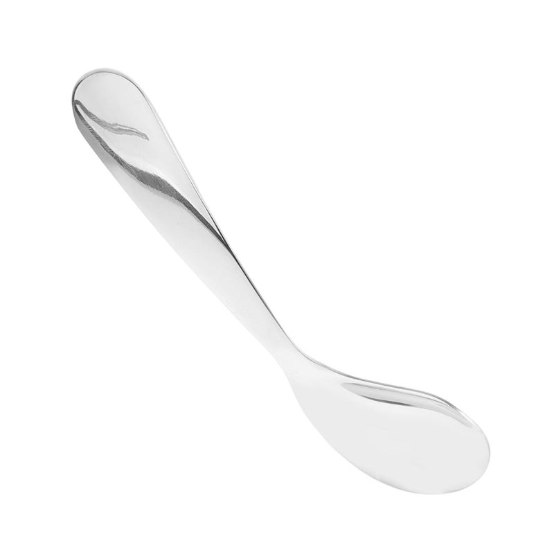 Stainless Steel Tilted Head Feeding Spoon for Babies and Elderly Easy Clean Utensils - Image 2