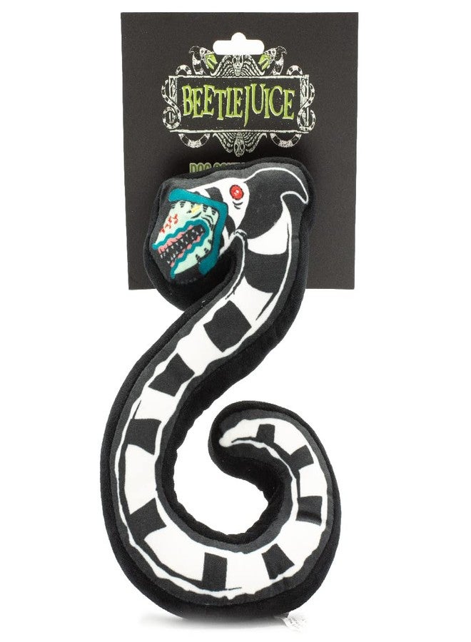Buckle Down Buckle-Down Warner Bros. Horror Movies Squeaky Plush Dog Toy for Large, Medium & Small Dogs, Beetlejuice Sandworm, 1.5" x 5.5" - Image 4
