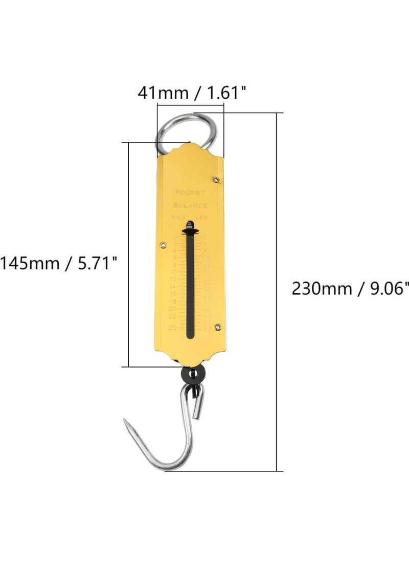 Kana Postal Scales, Spring Balance Hanging Hook Handheld, Kilo & LBS  - Image 3
