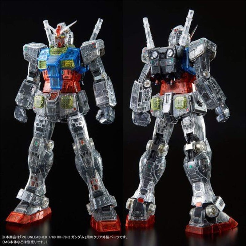 BANDAI SPIRITS مجموعة قطع الجسم الشفافة 1/60 PG Unleashed من Bandai Spirits لـ RX-78-2 غاندام، غير متضمن جسم MS - Image 4
