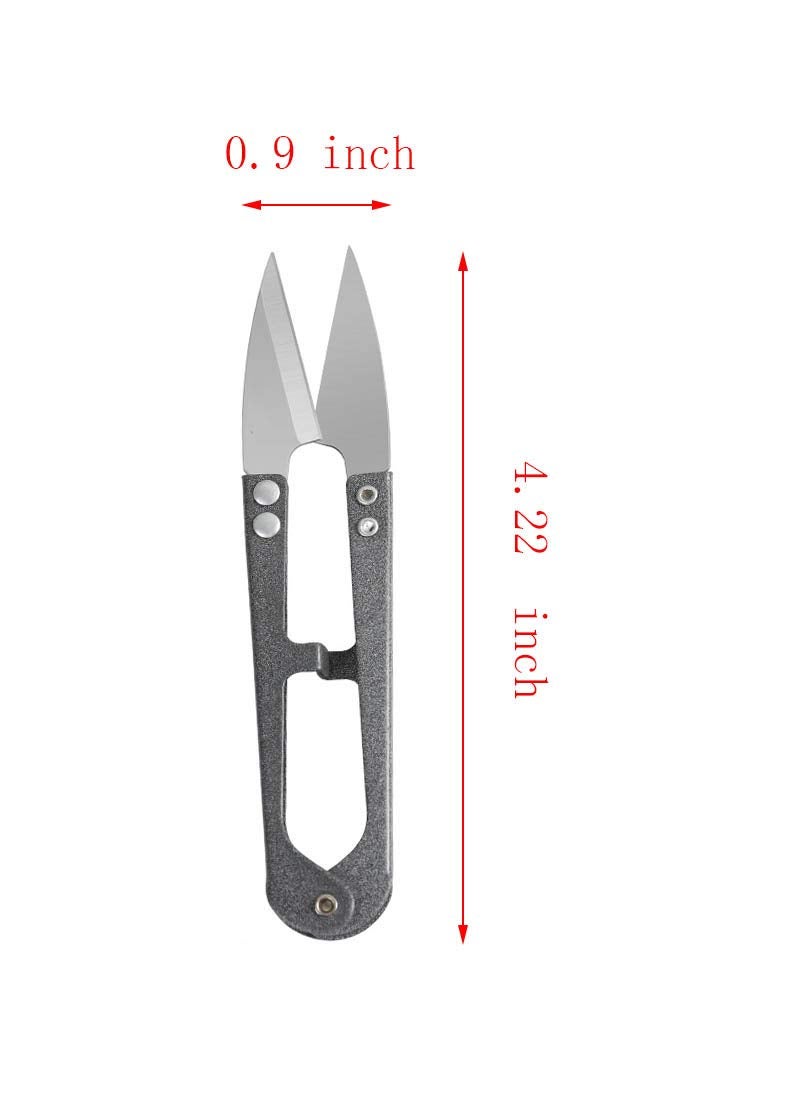 Ruwado 3 Pcs Thread Clippers Sewing Scissors 4.2 Inch Cutter Mini Snip Trimming Nipper Handheld Snippers Embroidery Clippers Sewing Scissors for Stitch Art Craft Project Tailor DIY Supplies - Image 3