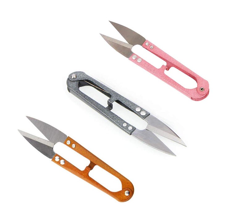 Ruwado 3 Pcs Thread Clippers Sewing Scissors 4.2 Inch Cutter Mini Snip Trimming Nipper Handheld Snippers Embroidery Clippers Sewing Scissors for Stitch Art Craft Project Tailor DIY Supplies - Image 4