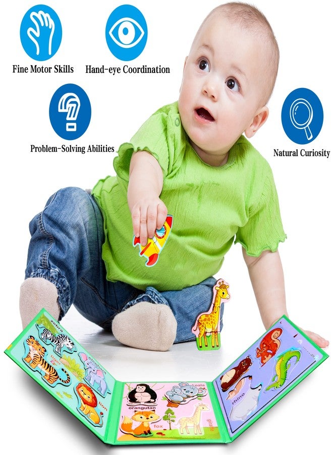 QimuMku Magnetic Puzzles for Kids Ages 3 4 5 6, Early Childhood Education Learning Puzzle Gift, Refrigerator Magnet for 3-5 Year Old Children - Image 5