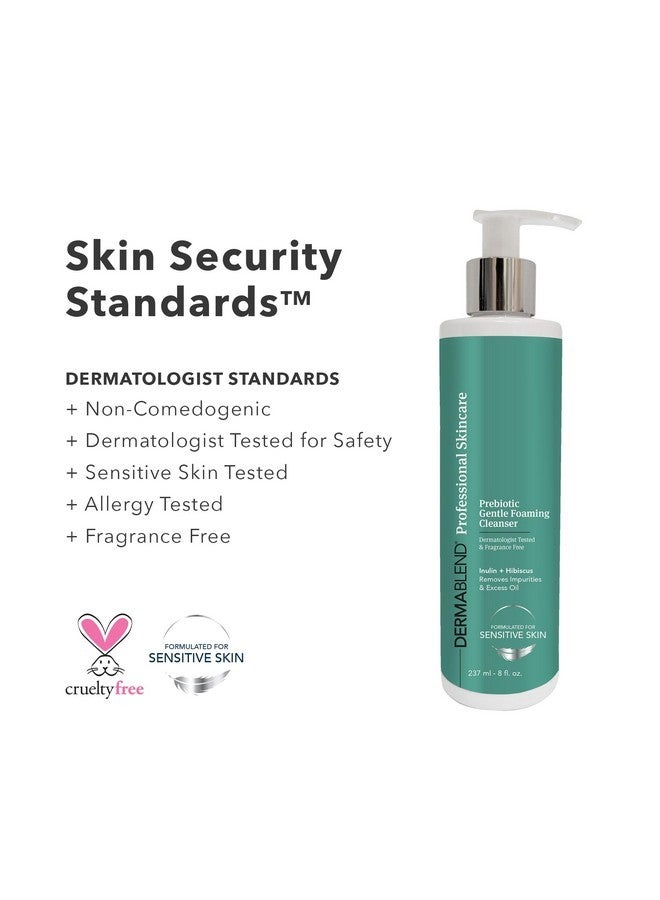Dermablend Prebiotic Gentle Foaming Cleanser - 8 fl oz, Light Foam Cleanser Removes Makeup & Impurities, Prebiotic Inulin, Probiotics, & Hyaluronic Acid, Ideal for Sensitive Skin, Fragrance-Free - Image 3