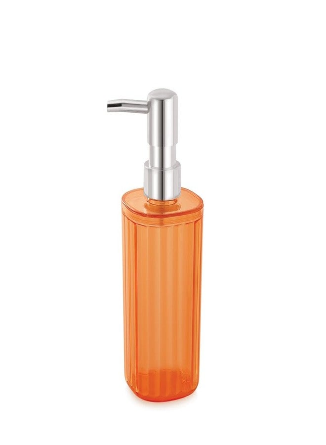 Rabbonix Liquid Dispenser Bottle for Shampoo, Handwash, Bathroom etc | Pack of 01 | Color Orange - Image 1