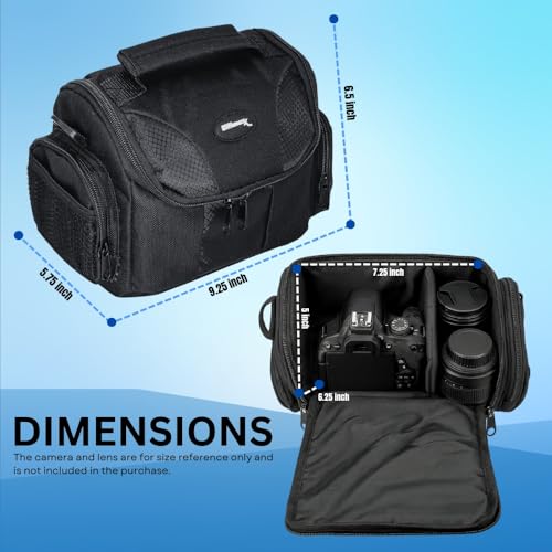 Ultimaxx Medium Carrying Case/Gadget Bag for Sony,Nikon, Canon, Olympus, Pentax, Panasonic, Samsung & Many More SLR Cameras & Camcorders - Image 2