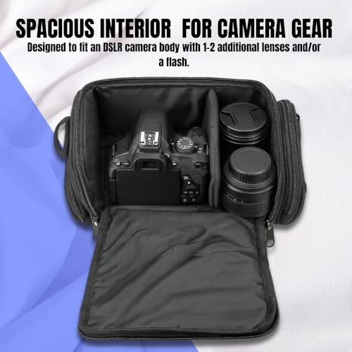 Ultimaxx Medium Carrying Case/Gadget Bag for Sony,Nikon, Canon, Olympus, Pentax, Panasonic, Samsung & Many More SLR Cameras & Camcorders - Image 5