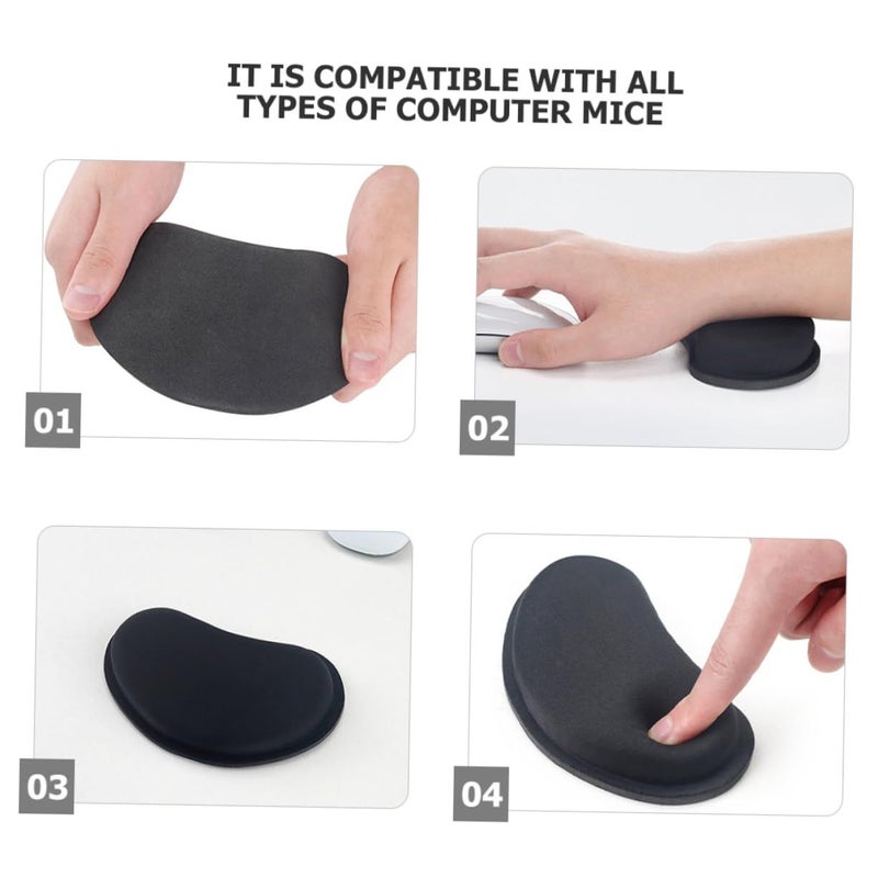 Eva Ergonomic Mouse Wrist Rest Pad Wave Groove Cushion Carpal Tunnel Support for Office Gaming Laptop - Image 4