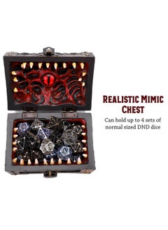 Mimic Chest Dice Box Dnd Dice Holder Dnd Dice Case Storage Box For Dungeons And Dragons Players Dungeons & Dragons Gifts Black Red - pzsku/ZE8E409A911BD447BAFE4Z/45/_/1732773964/a08b893d-5885-4705-8c7f-84b70be84152