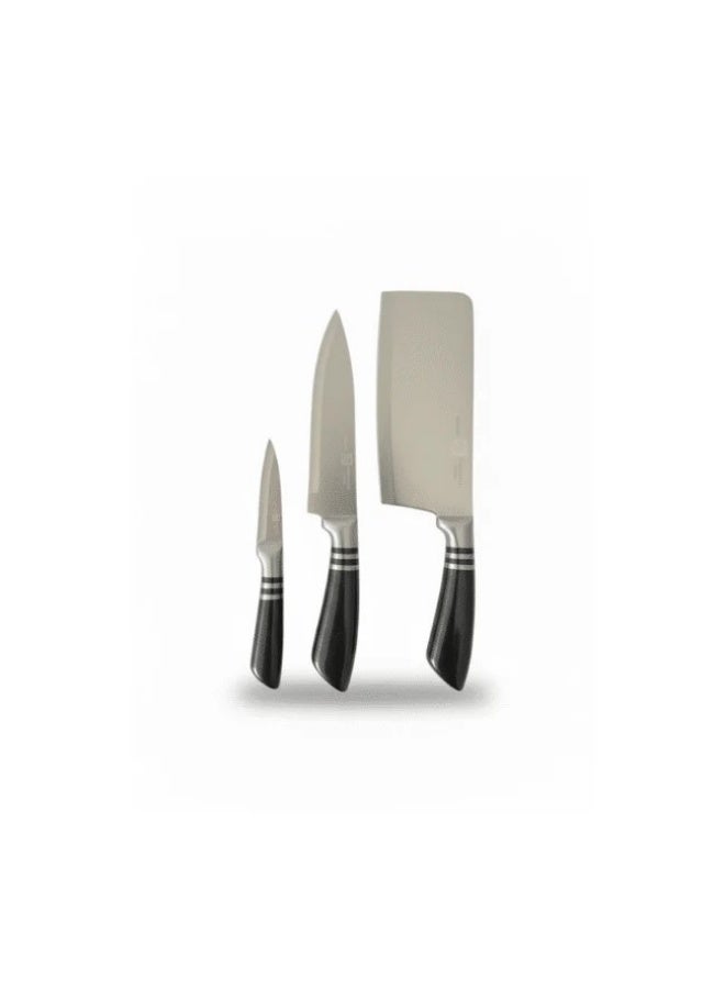 Professional Stainless Steel Kitchen Knife Set 3-Piece – Precision Blades for Effortless Cutting and Chopping - Image 2