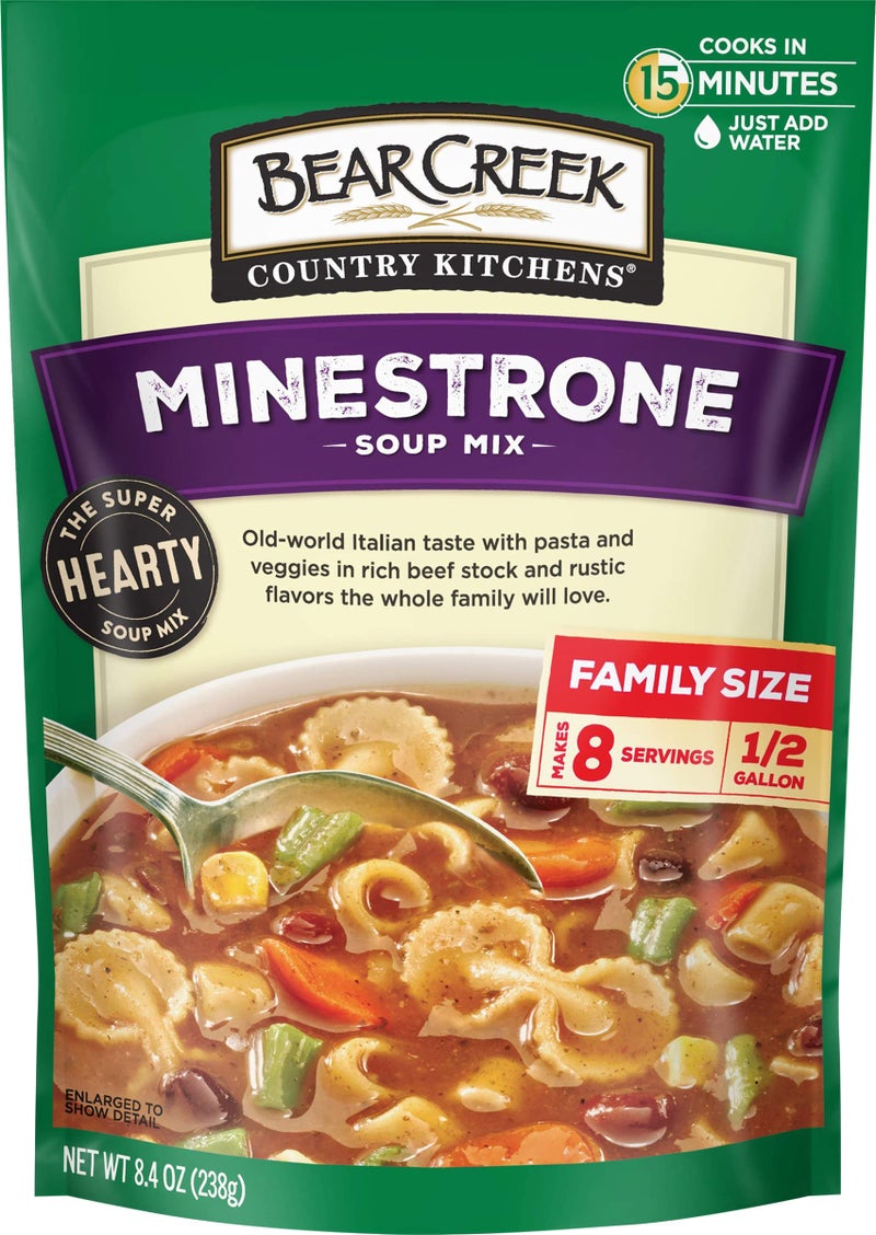 Bear Creek Soup Mix, Minestrone, 8.4 Ounce - Image 1