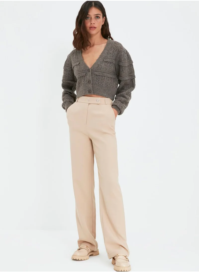 trendyol High Waist Wide Leg Pants