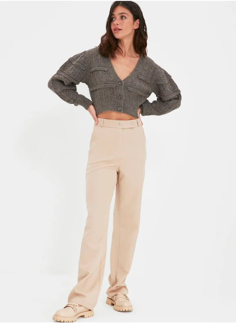 trendyol High Waist Wide Leg Pants