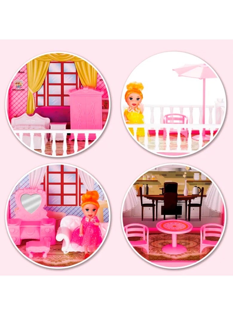 Dollhouse, Dream House for Girls 84 Pieces  - Image 2
