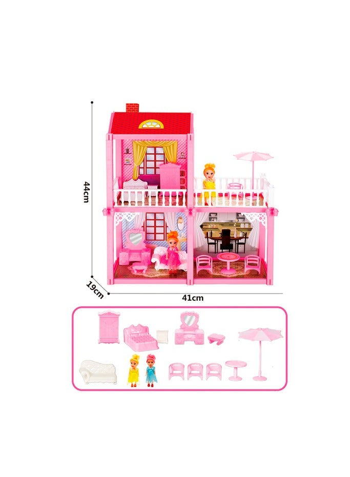 Dollhouse, Dream House for Girls 84 Pieces  - Image 3