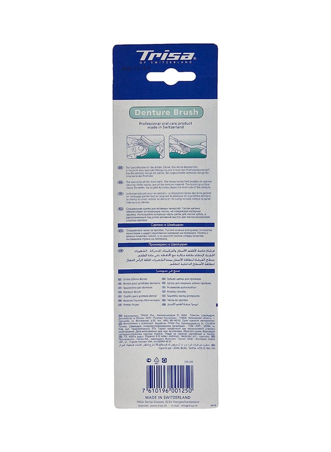 TRISA Professonal Denture Toothbrush Assorted colors - Image 2