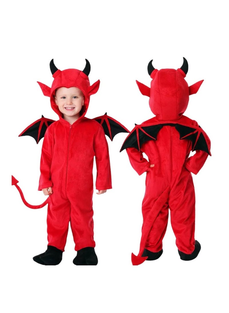Doodle Kiddo Adorable Devil Costume for Kids - Image 1