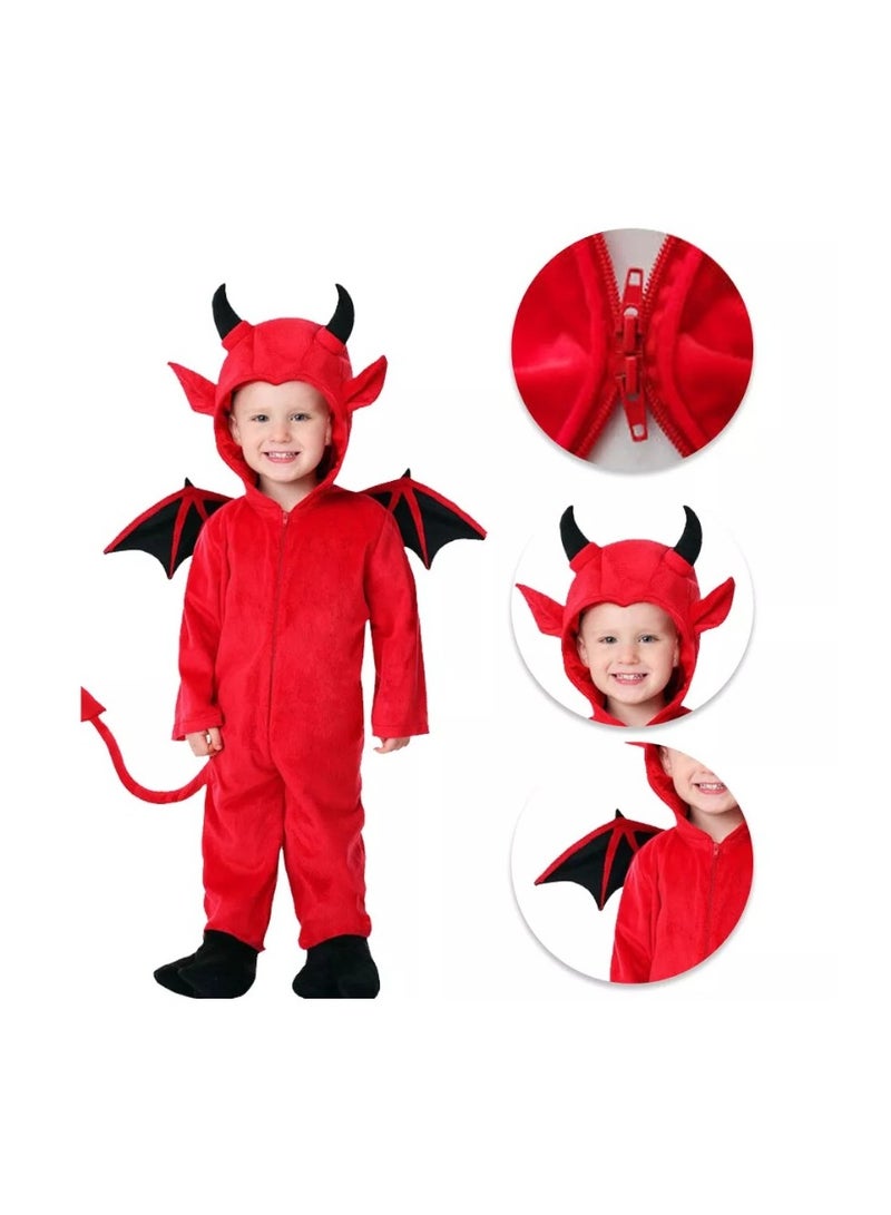 Doodle Kiddo Adorable Devil Costume for Kids - Image 4