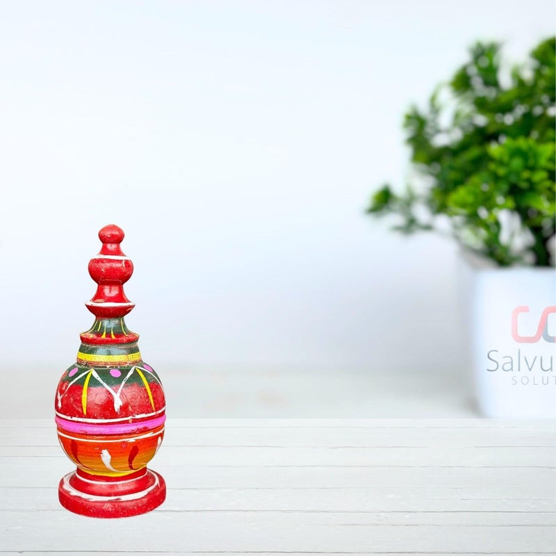 Salvus App SOLUTIONS صندوق سINDور يدوي متعدد الألوان على شكل دائري من سالفوس APP SOLUTIONS 5 إنش - Image 1