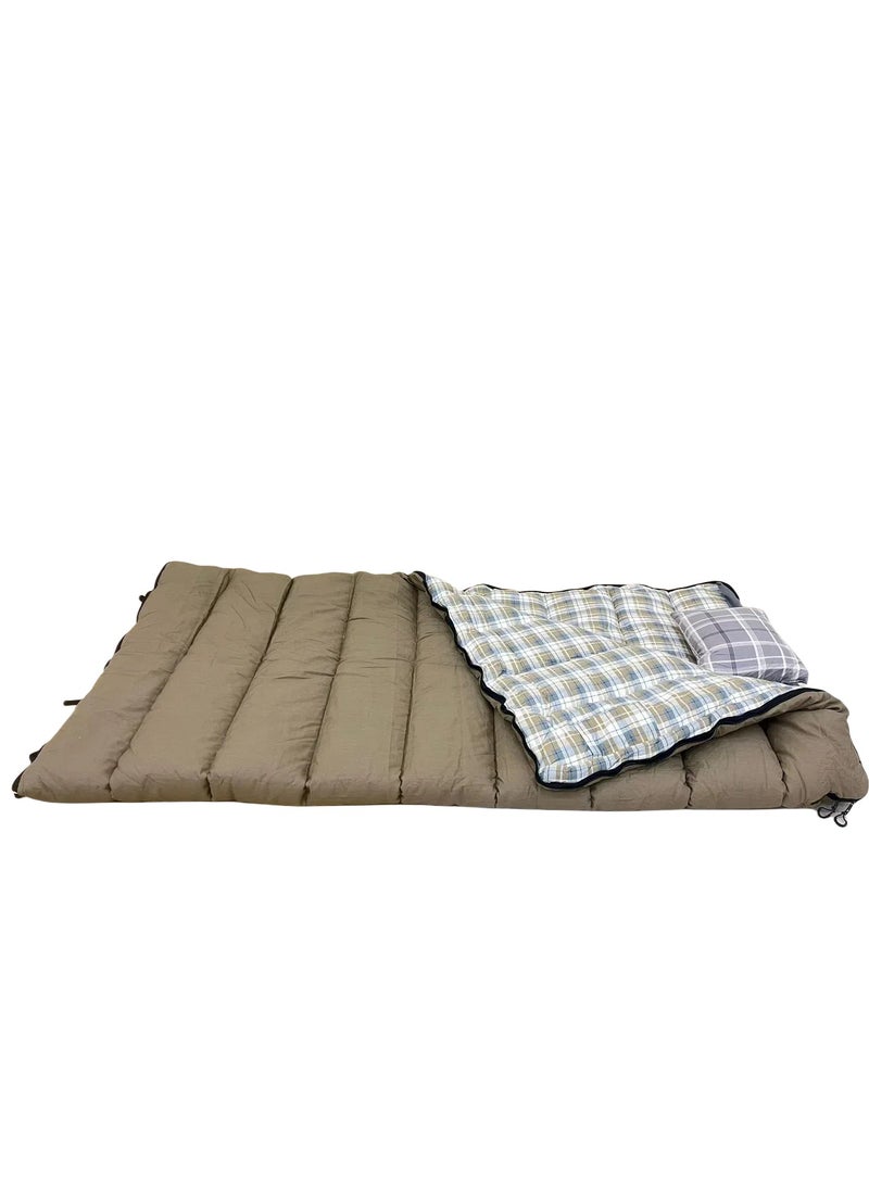 Albawadi Portable Camping Sleeping Bag with Pillow Waterproof Tent Sleeping Bag Quilt - Image 2