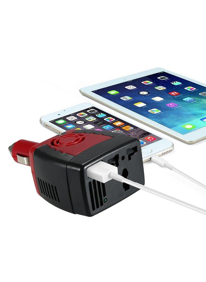 Toby's 150W DC 12V to AC 220V Auto Voltage Converter Car Power Inverter Adapter with Lighter - Image 4