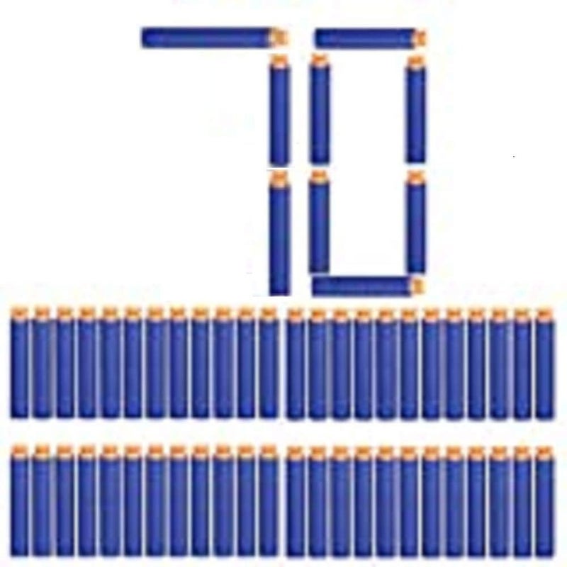 AmigozZ عبوة رصاصات فوم بلاستيكية متوافقة مع مسدسات نيرف N-Strike Elite (أزرق، 70) - Image 2