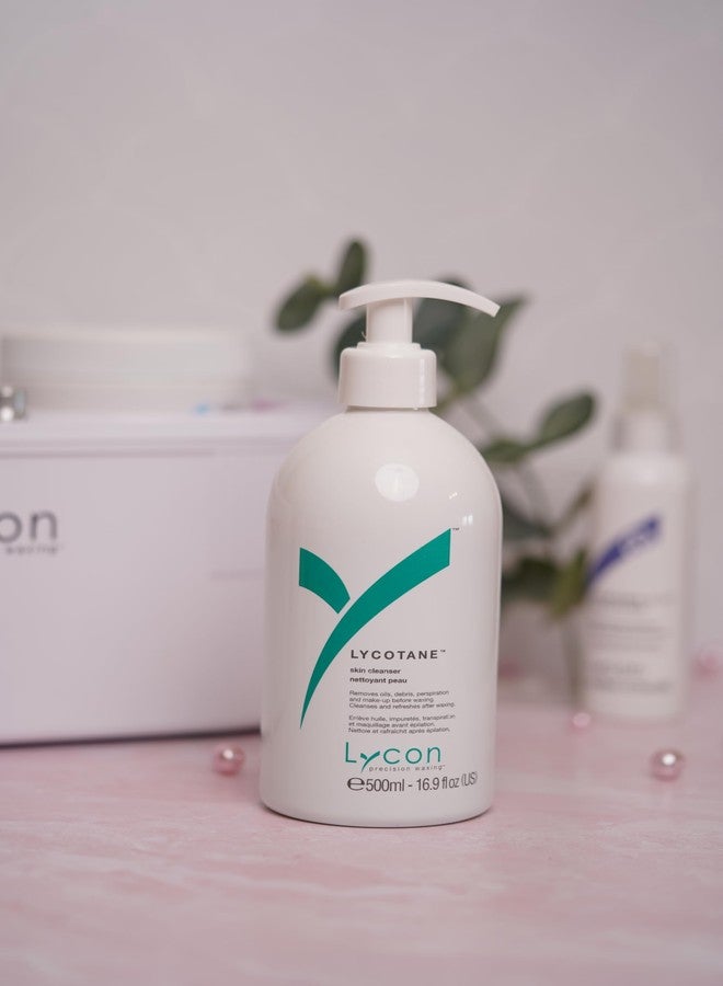 Lycon Lycotane Skin Cleanser, Pre-Wax Cleanser, Soothing Pre and Post Wax Skin Care Made with Jasmine & Chamomile, Vegan and Gluten-Free, 500ml - Image 2