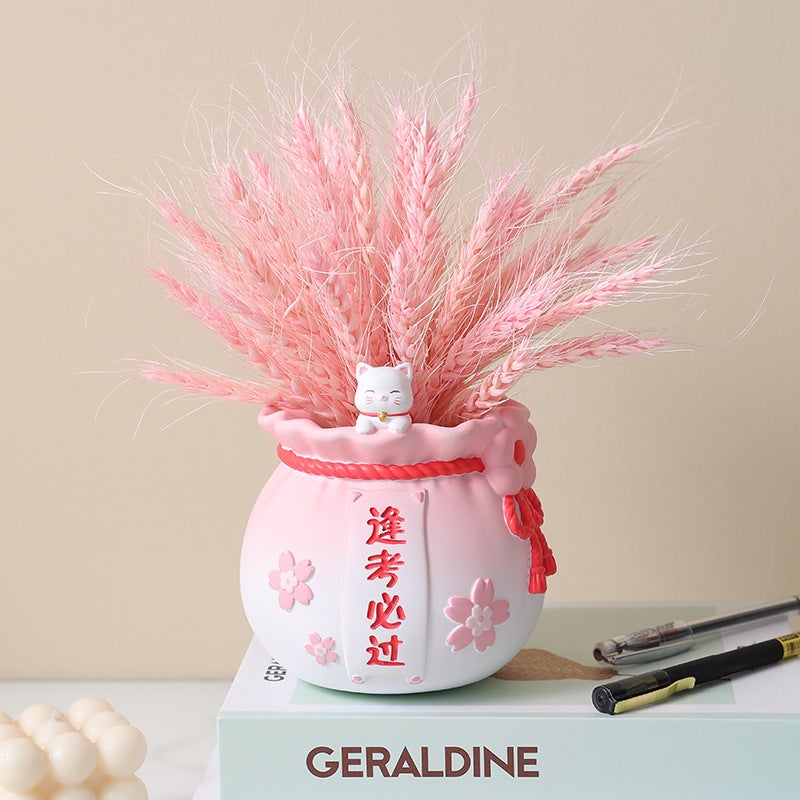 Creative Holiday Gift Pen Container Storage Ornaments Office Desktop Decoration Resin Craft Ornaments Student Supplies Pendulum - Image 4