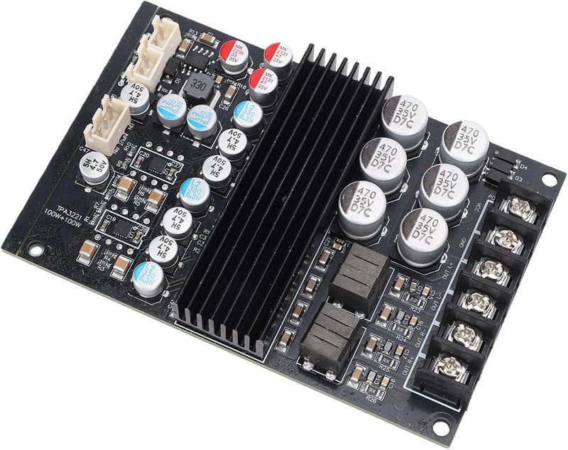 Luocute Power Amplifier Board Kit, 200W Mono 100W Stereo Hi Fi with Enhanced Bass and Pure Sound Quality, Stereo Hi Fi Audio Amplifier for Audio and Professional Sound Systems - Image 3